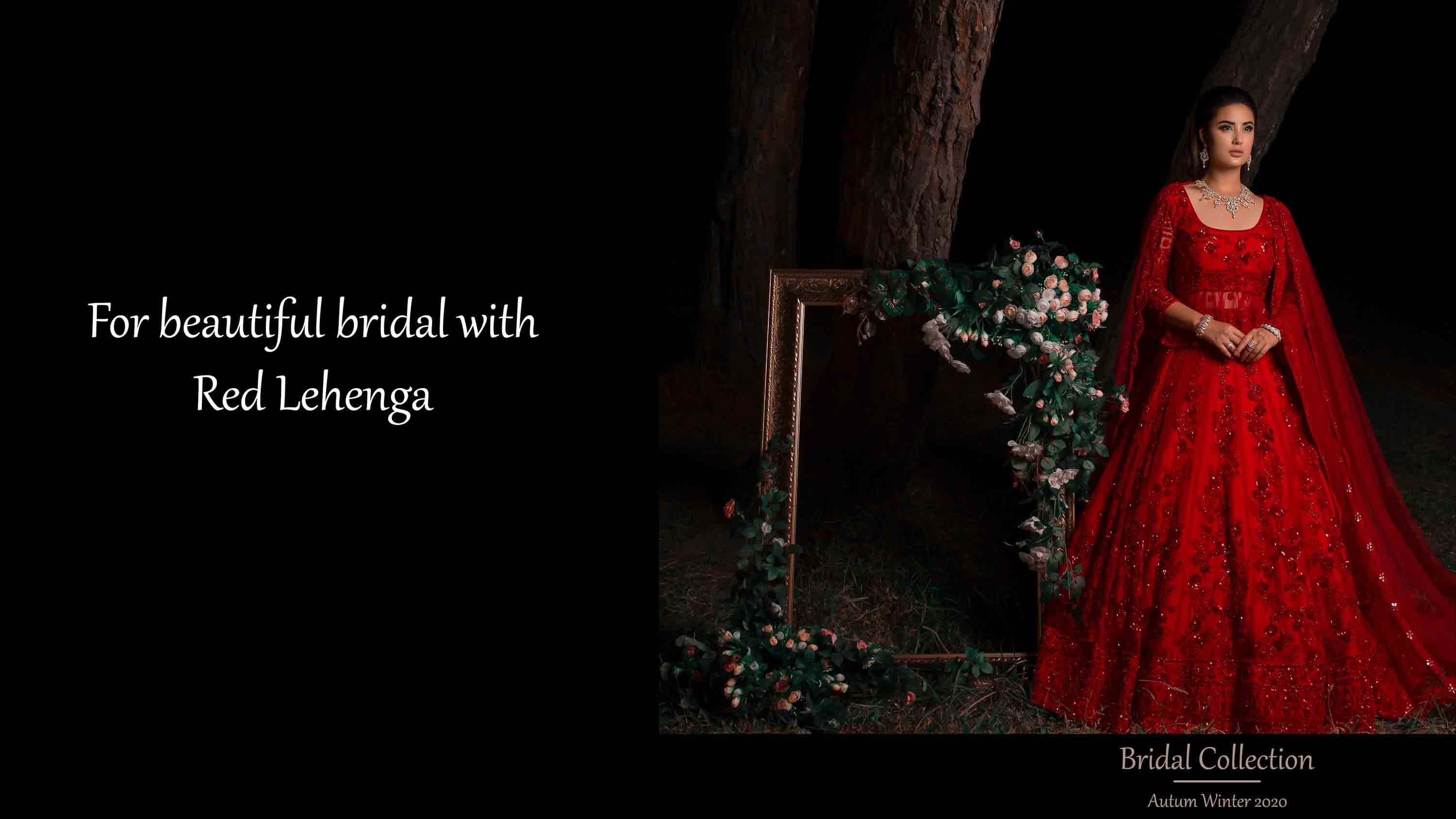 Red Lehenga